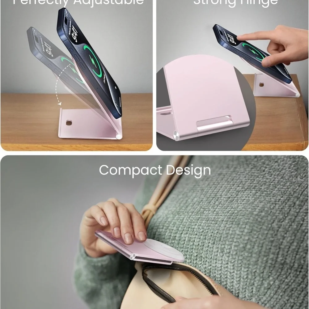 Pink Wireless Charging Stand
